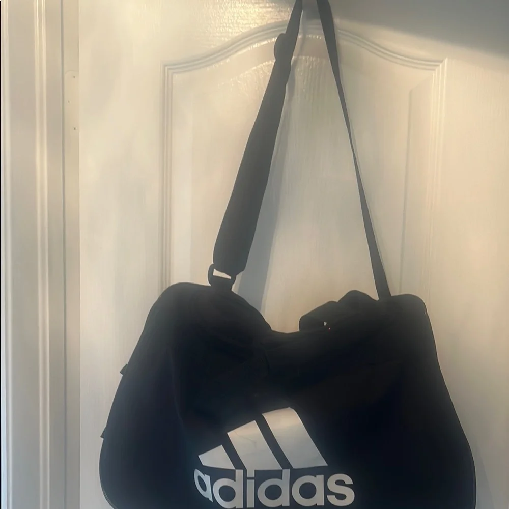 Adidas Black Duffel Bag